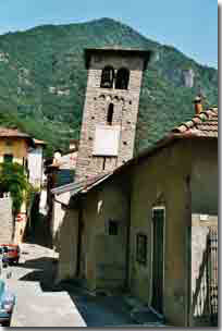 view of Menaggio from la Crocetta